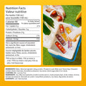 Nutrition facts and ingredients panel for Fusion Protein Tropical shot